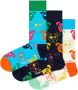 Happy Socks Sokken met labeldetail in een set van 3 paar model 'Mixed Dog Socks' - Thumbnail 2