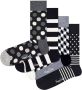 Happy Socks Sokken 4-Pack Classic Black & White Socks Gift Set (set 4 paar) - Thumbnail 2