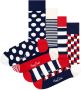 Happy Socks Sokken 4-Pack Classic Navy Socks Gift Set (set 4 paar) - Thumbnail 2