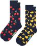 Happy Socks Sokken met all-over motief in een set van 2 paar - Thumbnail 1