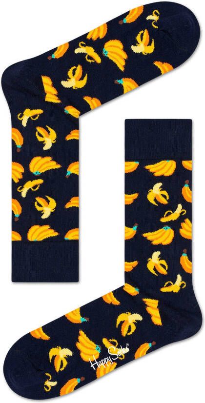 Happy Socks Sokken met all-over motief model 'Banana'