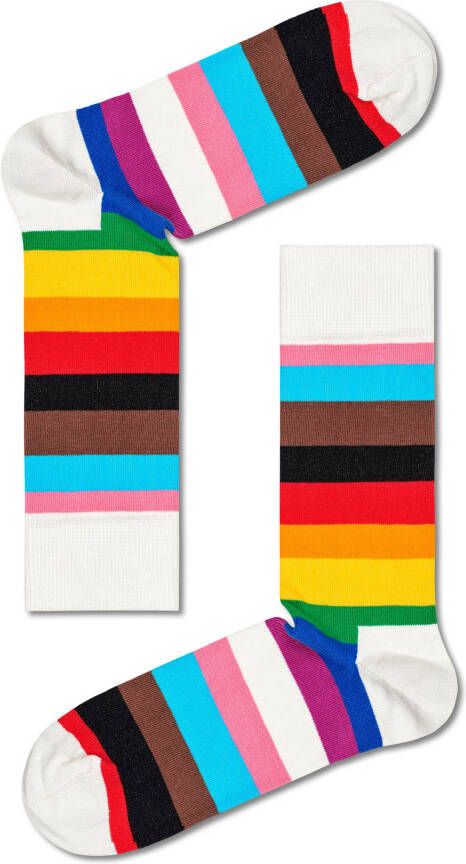 Happy Socks Sokken Pride Stripe met gekleurde strepen