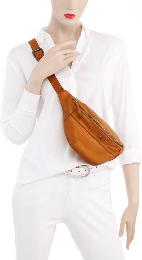 HARBOUR 2nd Buiktasje Jamie Schoudertas heuptas met logo-hanger