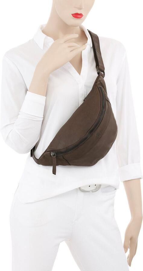 HARBOUR 2nd Buiktasje Jamie Schoudertas heuptas met logo-hanger - Foto 3