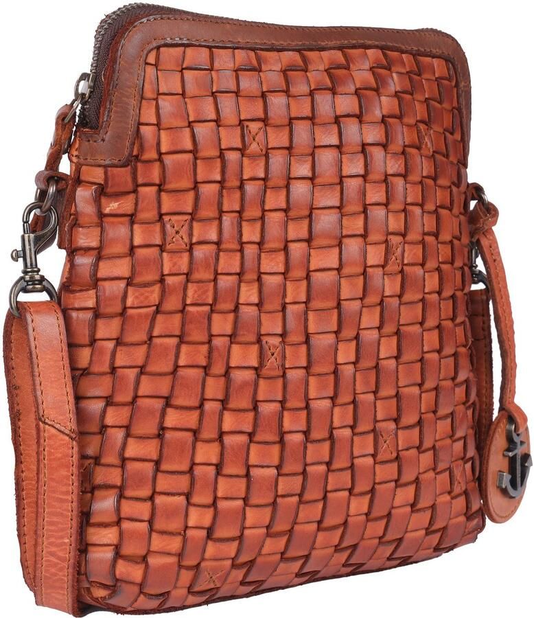 HARBOUR 2nd Handtas Ida-UP gevlochten rundleer - Foto 2