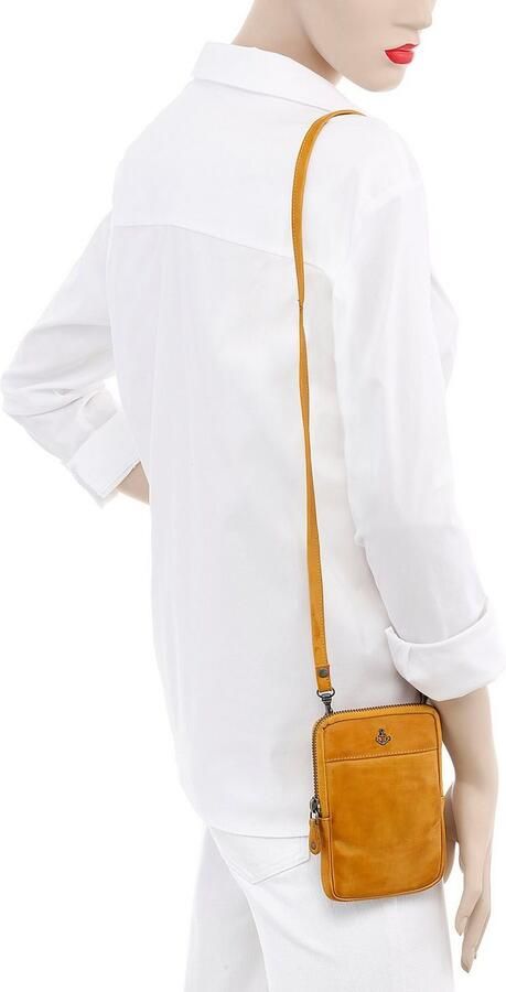 HARBOUR 2nd Minibag BENITA van stevig leer met kenmerkende merk-anker-label - Foto 4