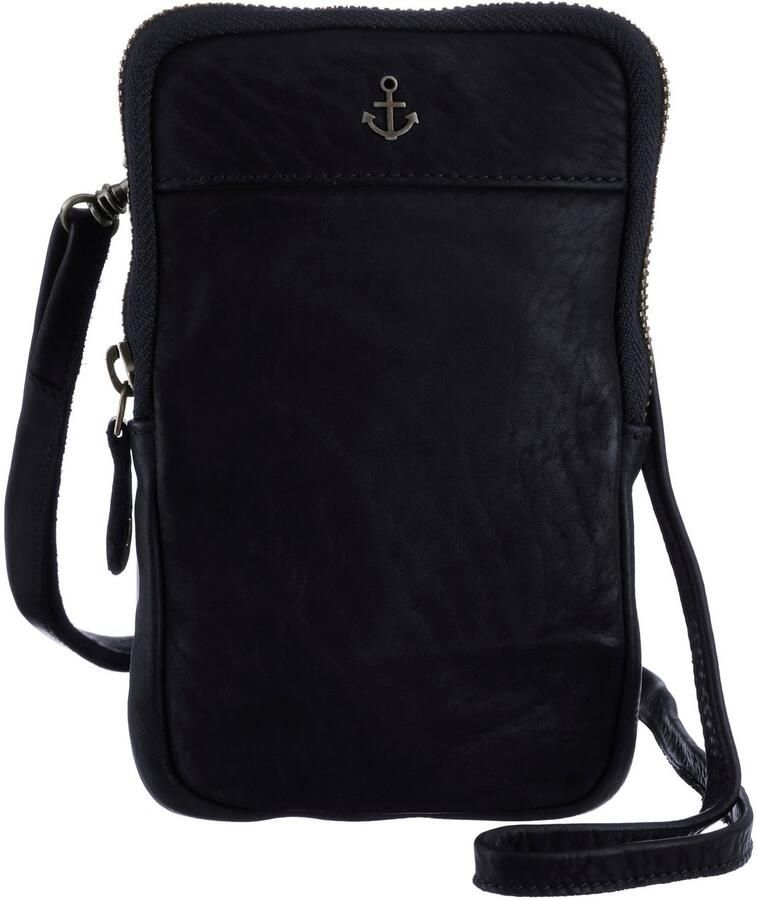 HARBOUR 2nd Minibag BENITA van stevig leer met kenmerkende merk-anker-label