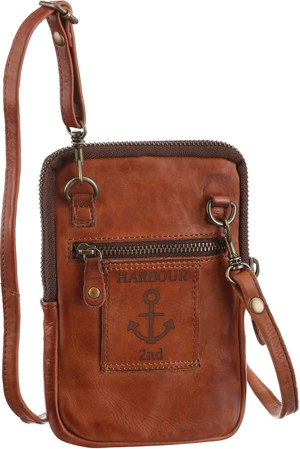 HARBOUR 2nd Minibag BENITA van stevig leer met kenmerkende merk-anker-label - Foto 2