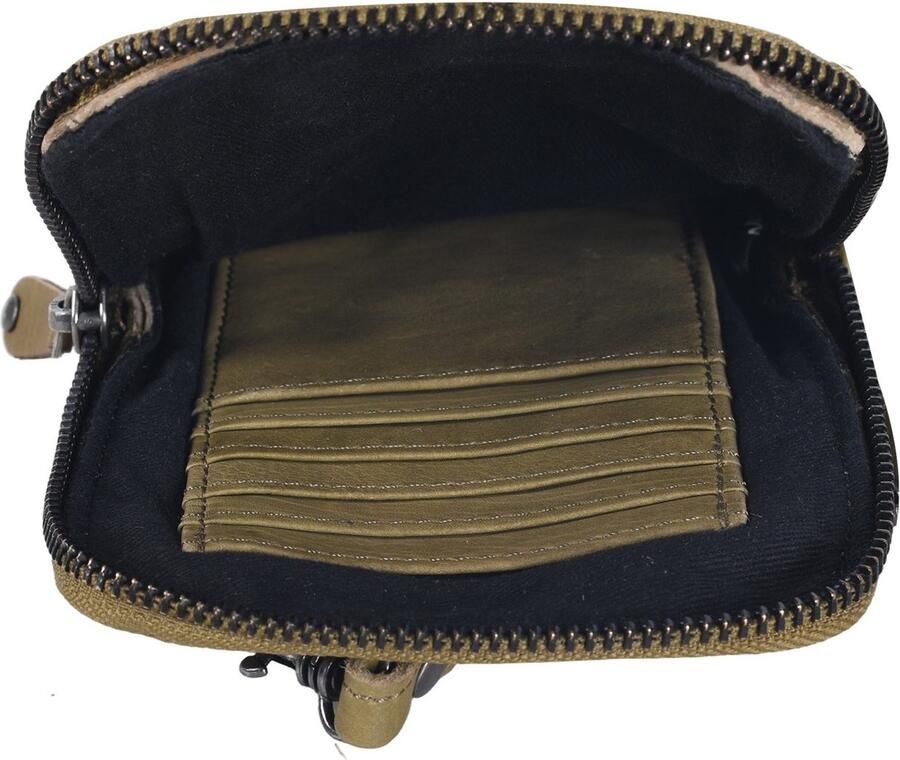 HARBOUR 2nd Minibag BENITA van stevig leer met kenmerkende merk-anker-label