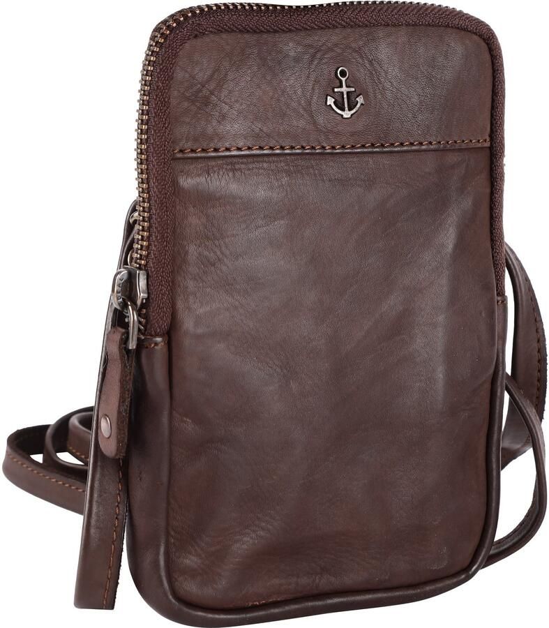 HARBOUR 2nd Minibag BENITA van stevig leer met kenmerkende merk-anker-label - Foto 4