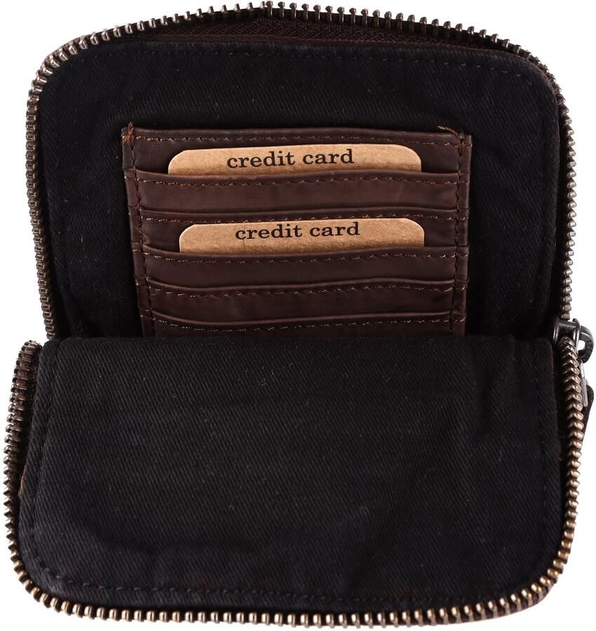 HARBOUR 2nd Minibag BENITA van stevig leer met kenmerkende merk-anker-label