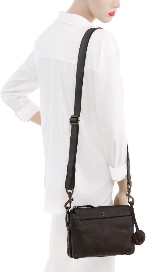 HARBOUR 2nd Schoudertas Evita van hoogwaardig leer