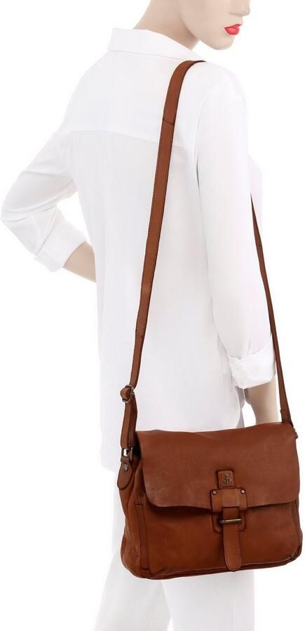 HARBOUR 2nd Schoudertas Rosi met 2 rits binnenvakken - Foto 3