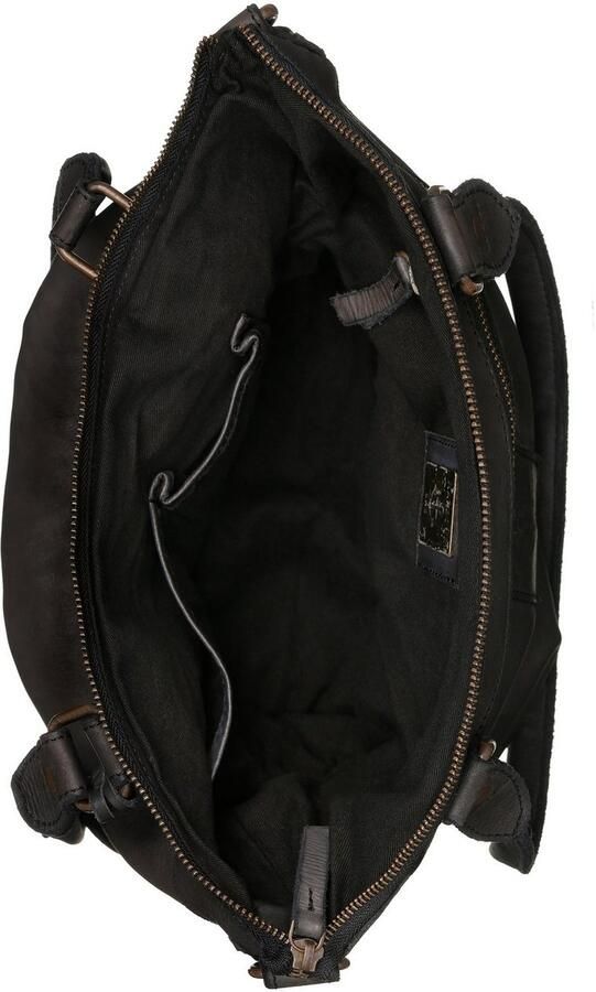 HARBOUR 2nd Shopper Bianca van leer met kenmerkende merk-anker-label en sierhanger - Foto 2