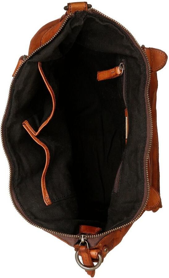 HARBOUR 2nd Shopper Bianca van leer met kenmerkende merk-anker-label en sierhanger - Foto 3