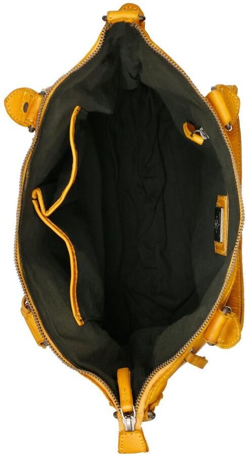 HARBOUR 2nd Shopper Bianca van leer met kenmerkende merk-anker-label en sierhanger - Foto 3