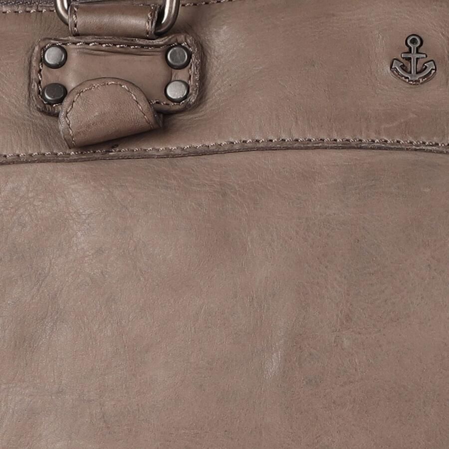 HARBOUR 2nd Shopper Bianca van leer met kenmerkende merk-anker-label en sierhanger