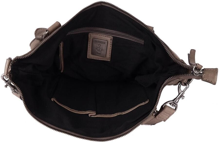 HARBOUR 2nd Shopper Bianca van leer met kenmerkende merk-anker-label en sierhanger - Foto 3