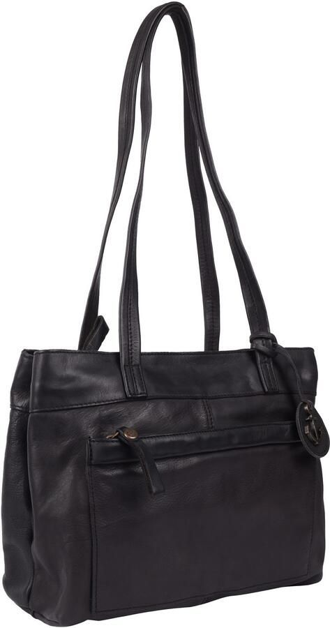 HARBOUR 2nd Shopper Zea Dames handtas schoudertas handtas met logo-opdruk - Foto 3