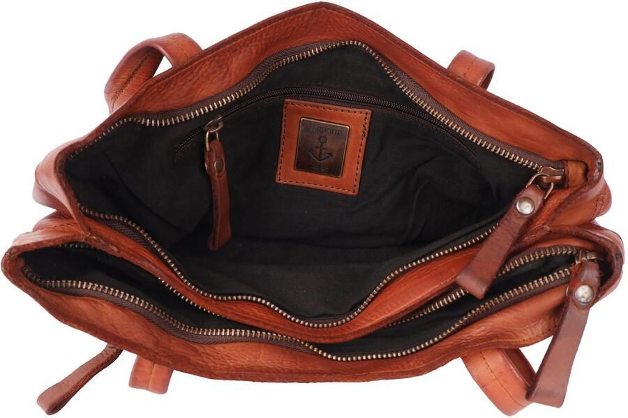 HARBOUR 2nd Shopper Zea Dames handtas schoudertas handtas met logo-opdruk