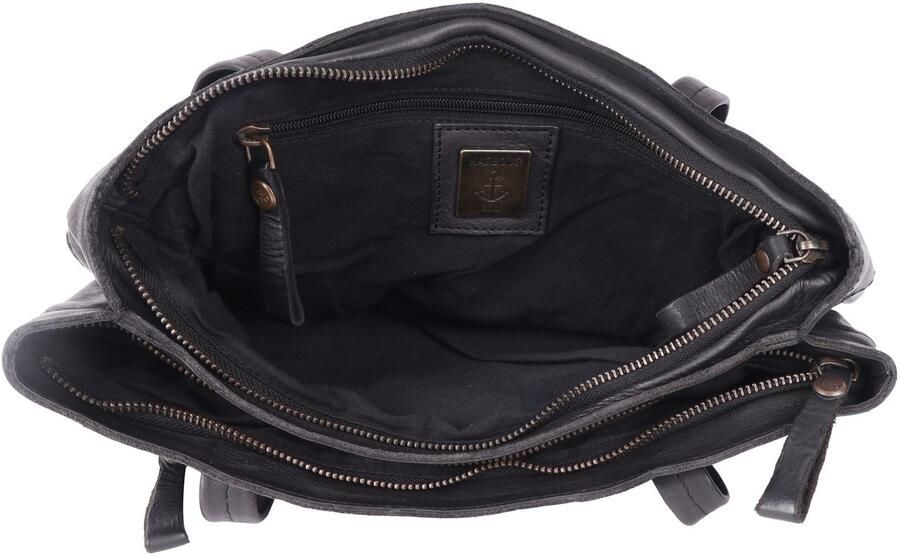 HARBOUR 2nd Shopper Zea Dames handtas schoudertas handtas met logo-opdruk