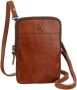HARBOUR 2nd Mini-bag BENITA van stevig leer met kenmerkende merk-anker-label - Thumbnail 1