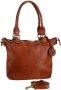 HARBOUR 2nd Shopper Bianca van leer met kenmerkende merk-anker-label en sierhanger - Thumbnail 1