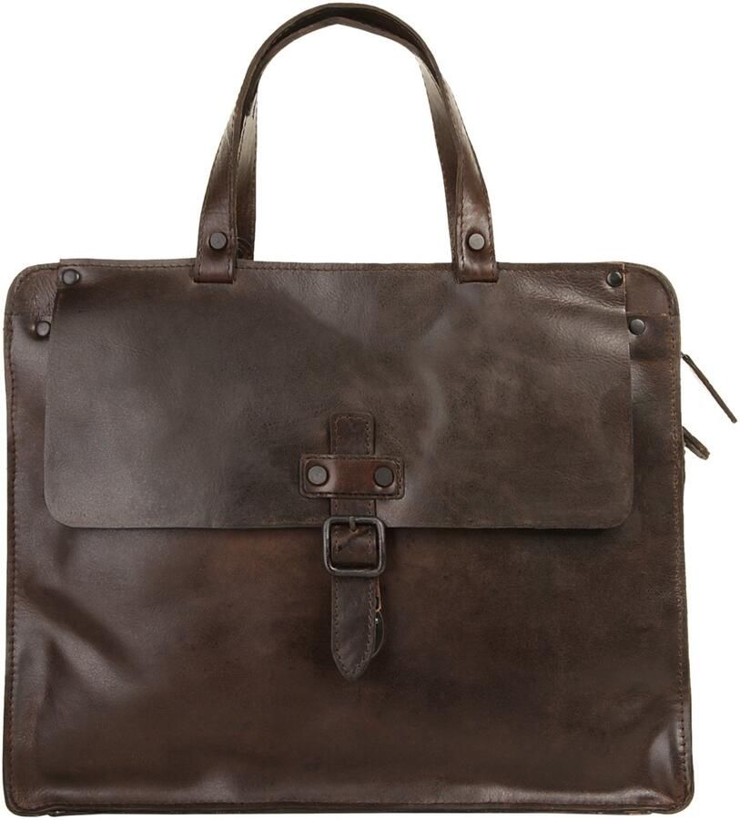 Harold's Aktetas Aberdeen echt leer made in italy - Foto 6