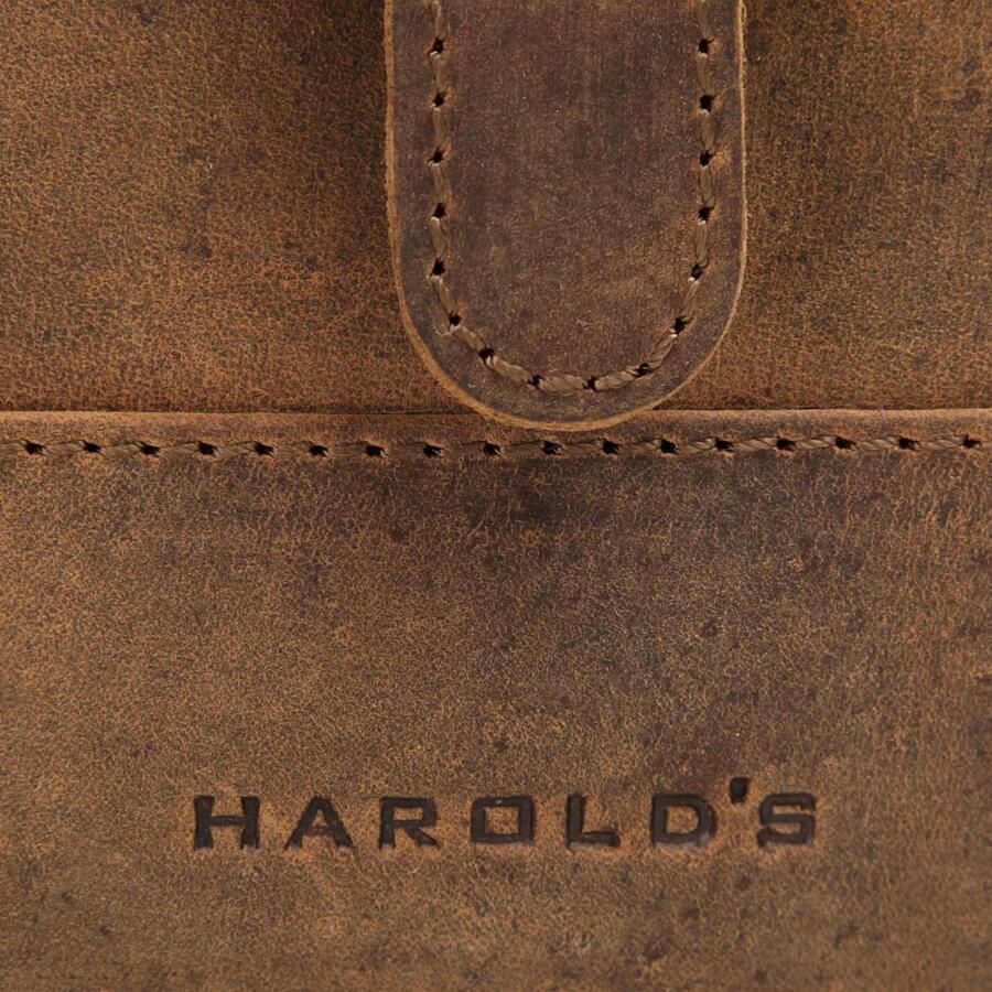 Harold's Aktetas Antiek echt leder