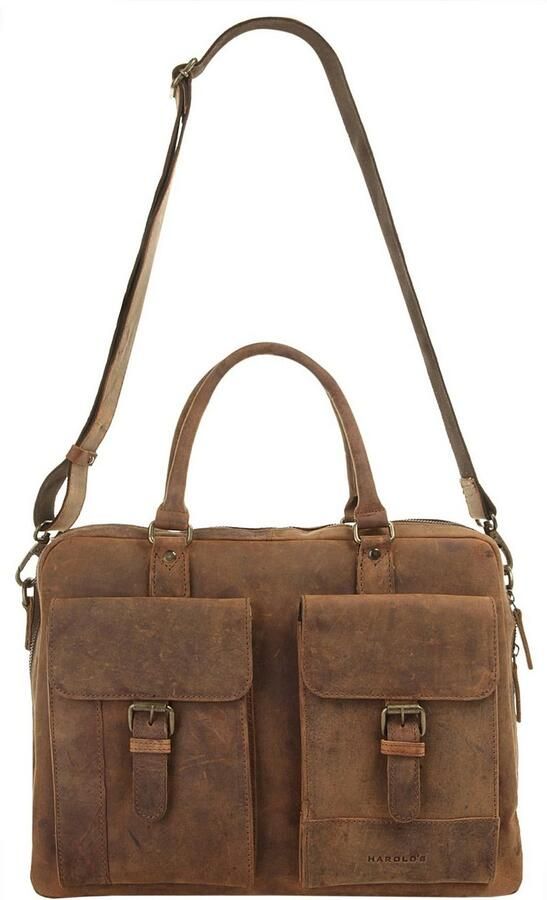 Harold's Aktetas Antiek echt leder - Foto 6