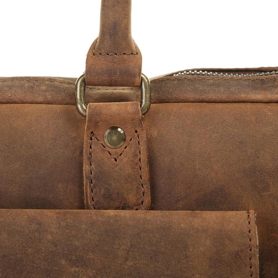 Harold's Aktetas Antiek echt leder - Foto 2