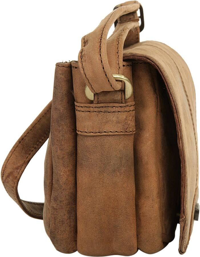 Harold's Schoudertas Antiek echt leder - Foto 2