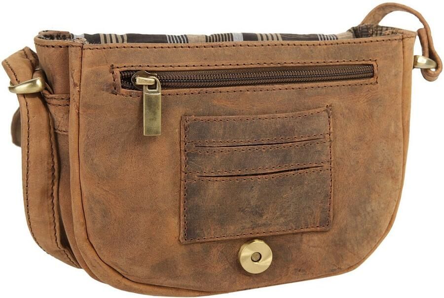 Harold's Schoudertas Antiek echt leder - Foto 4