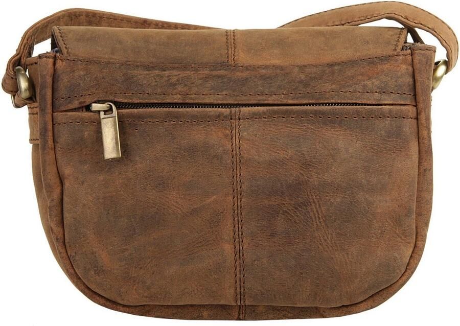 Harold's Schoudertas Antiek echt leder - Foto 3