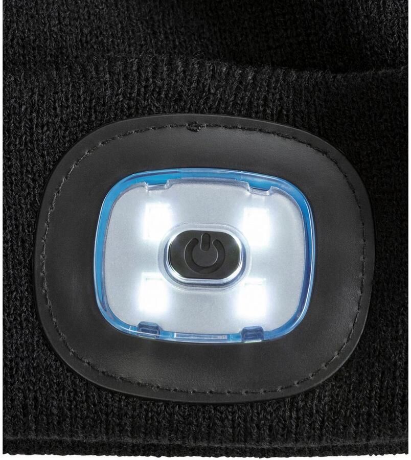 HEAT keeper Gebreide muts THERMAL BEANIE+LED LIGHT RECHARGE oplaadbare afneembare led-lamp voor de donkere tijd van het jaar (2 stuks) - Foto 6