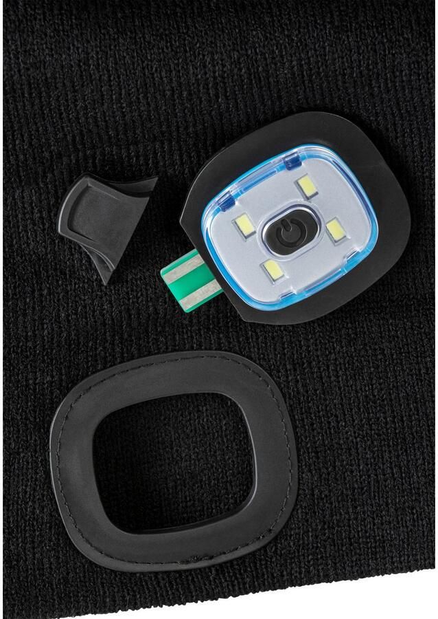 HEAT keeper Gebreide muts THERMAL BEANIE+LED LIGHT RECHARGE oplaadbare afneembare led-lamp voor de donkere tijd van het jaar (2 stuks) - Foto 8