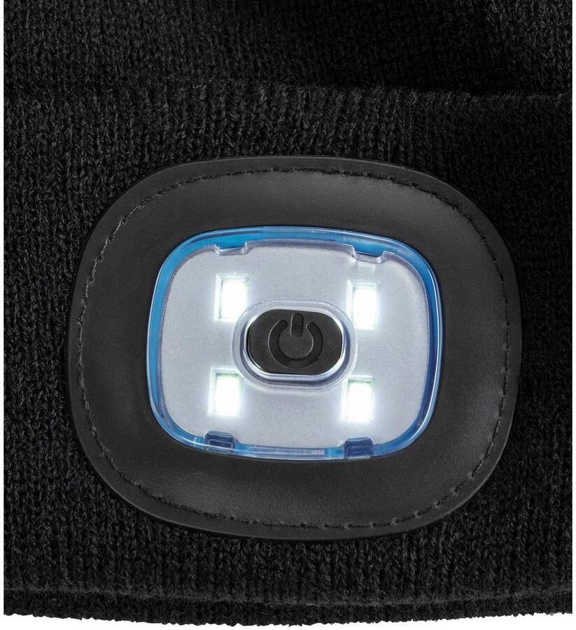 HEAT keeper Gebreide muts THERMAL BEANIE+LED LIGHT RECHARGE oplaadbare afneembare led-lamp voor de donkere tijd van het jaar (2 stuks) - Foto 5