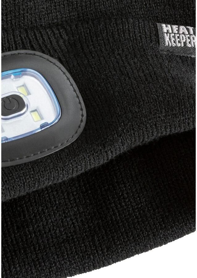 HEAT keeper Gebreide muts THERMAL BEANIE+LED LIGHT RECHARGE oplaadbare afneembare led-lamp voor de donkere tijd van het jaar (2 stuks) - Foto 10