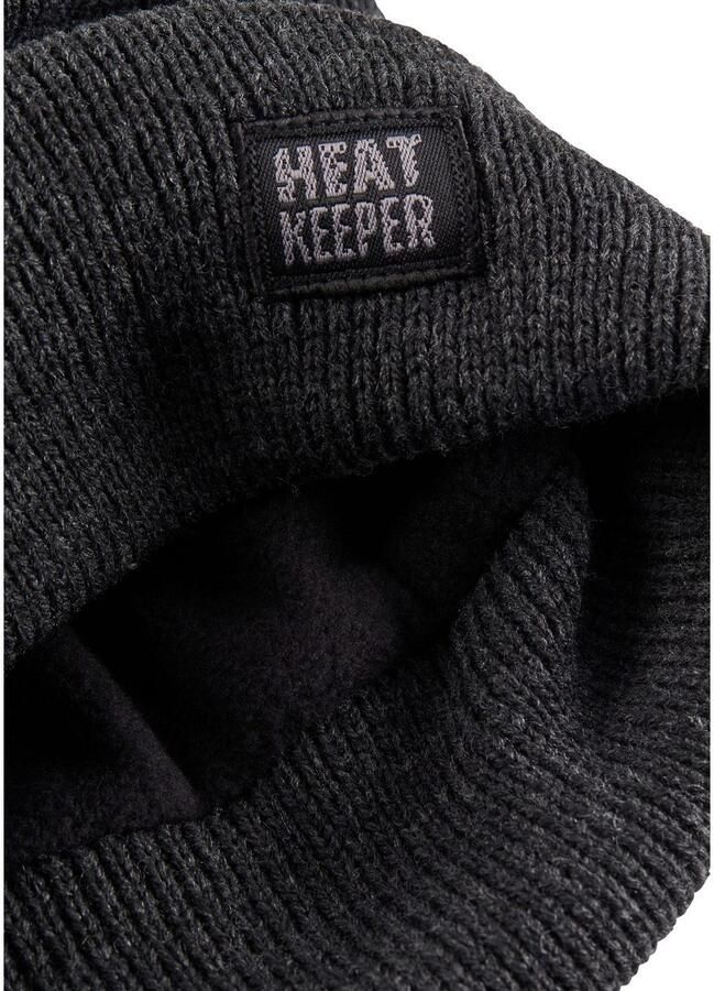 HEAT keeper Gebreide muts Thermo heren muts perfecte combinatie van thermo en mode. - Foto 2
