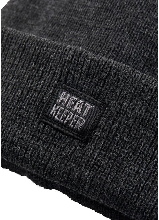 HEAT keeper Gebreide muts Thermo heren muts perfecte combinatie van thermo en mode. - Foto 3