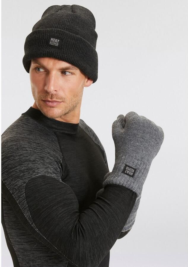 HEAT keeper Gebreide muts Thermo heren muts perfecte combinatie van thermo en mode. - Foto 5