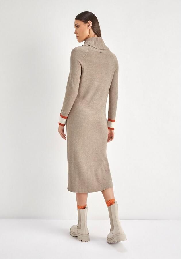 HECHTER PARIS Gebreide jurk met contraststrepen - Foto 3