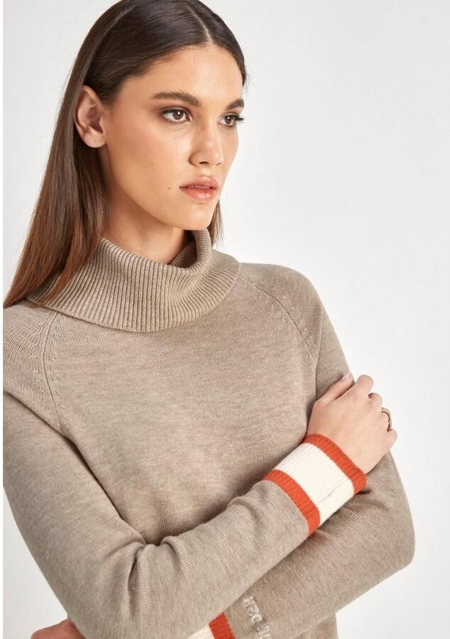 HECHTER PARIS Gebreide jurk met contraststrepen - Foto 2