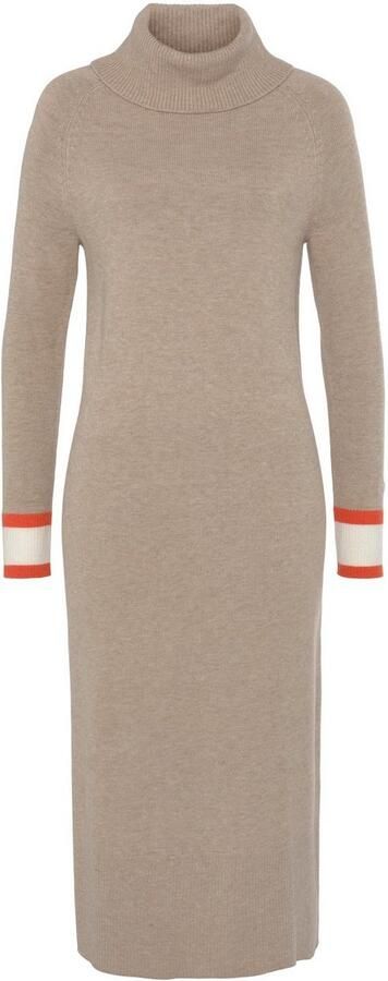 HECHTER PARIS Gebreide jurk met contraststrepen - Foto 5