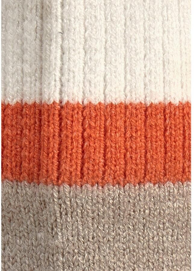 HECHTER PARIS Gebreide jurk met contraststrepen