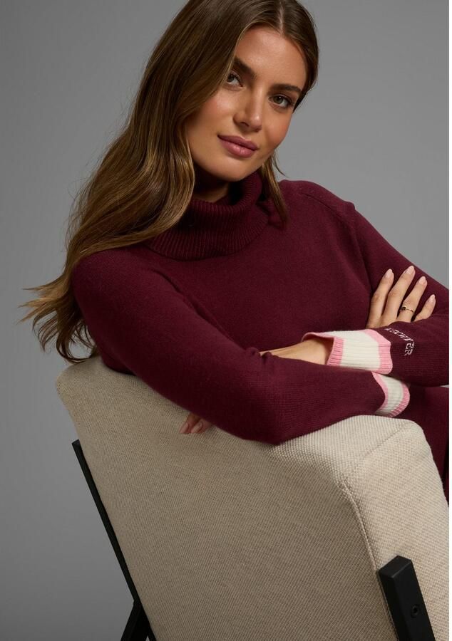 HECHTER PARIS Gebreide jurk met contraststrepen