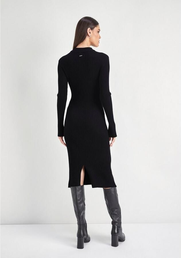 HECHTER PARIS Gebreide jurk met loopsplit - Foto 2