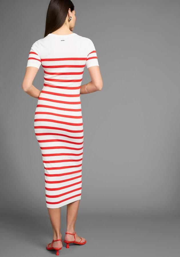 HECHTER PARIS Gebreide jurk met strepen - Foto 2