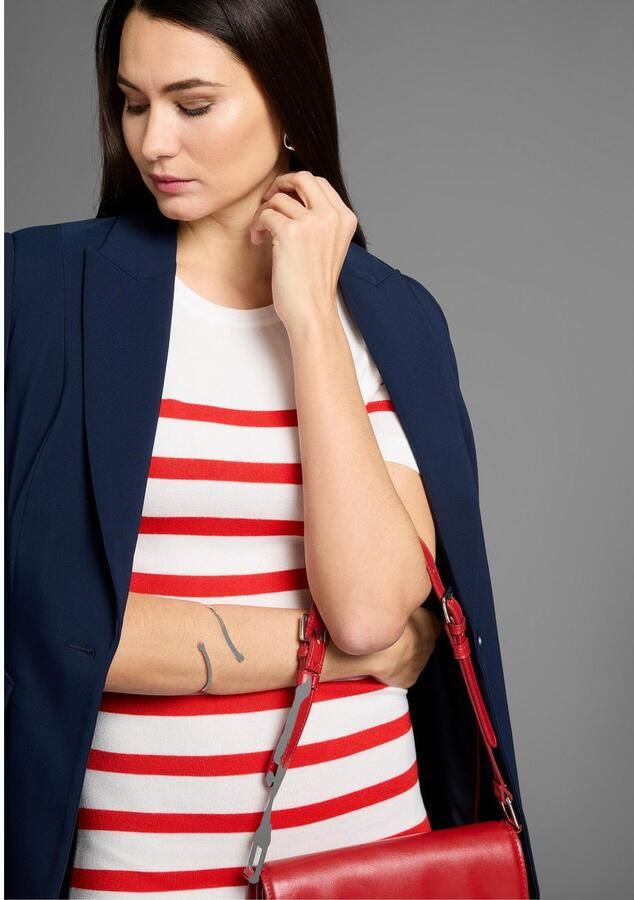 HECHTER PARIS Gebreide jurk met strepen