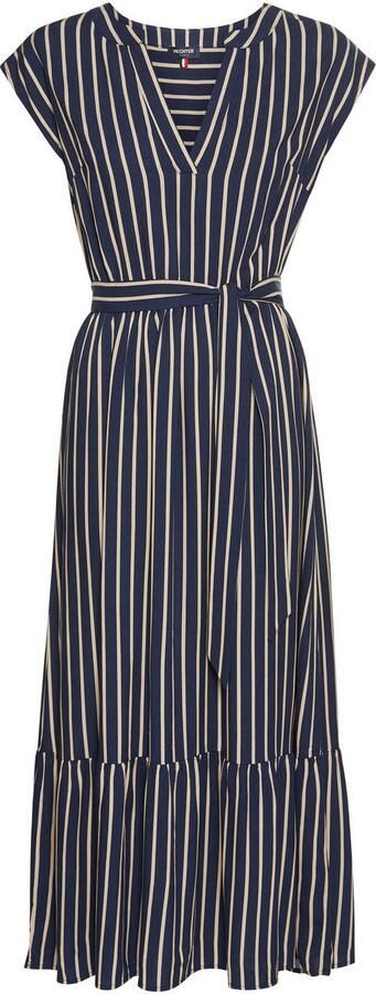 HECHTER PARIS Midi-jurk met bindstrik - Foto 5